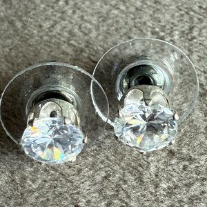 Elegant Silver Stud Earrings